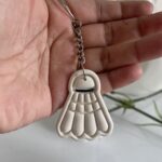 Badminton Shuttle Keychain
