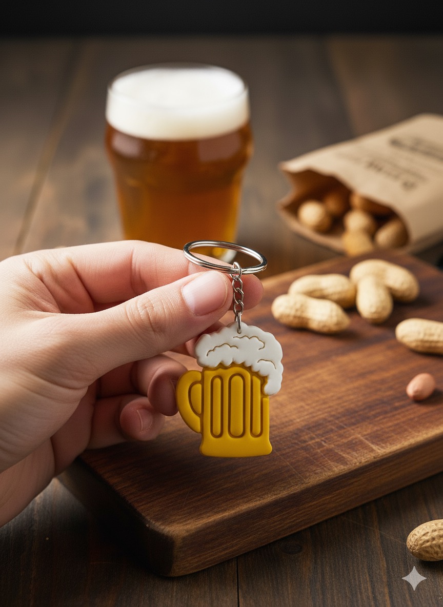 Beer Mug Keychain