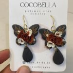 Black Butterfly Dangles