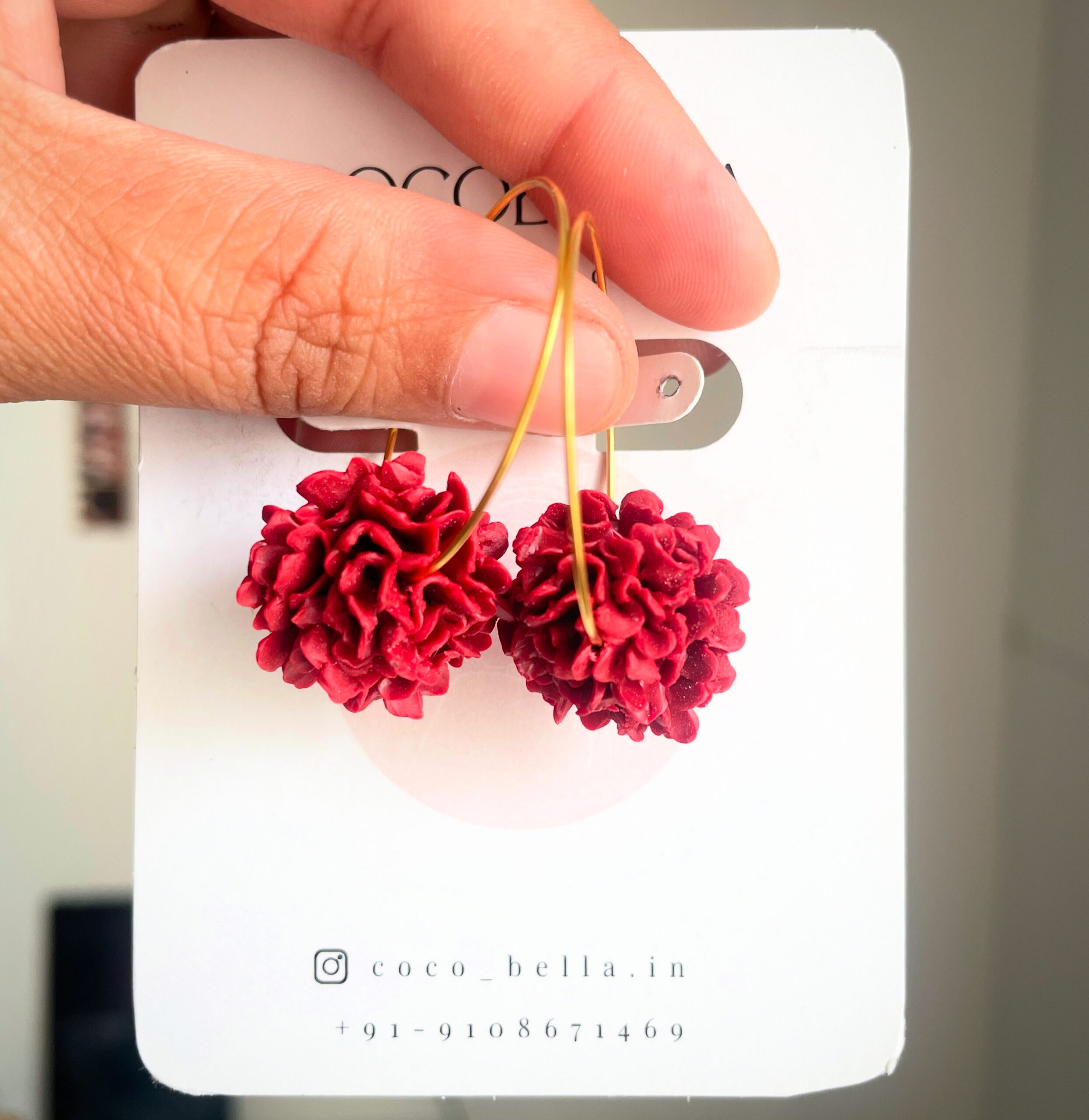 Carnations Hoops