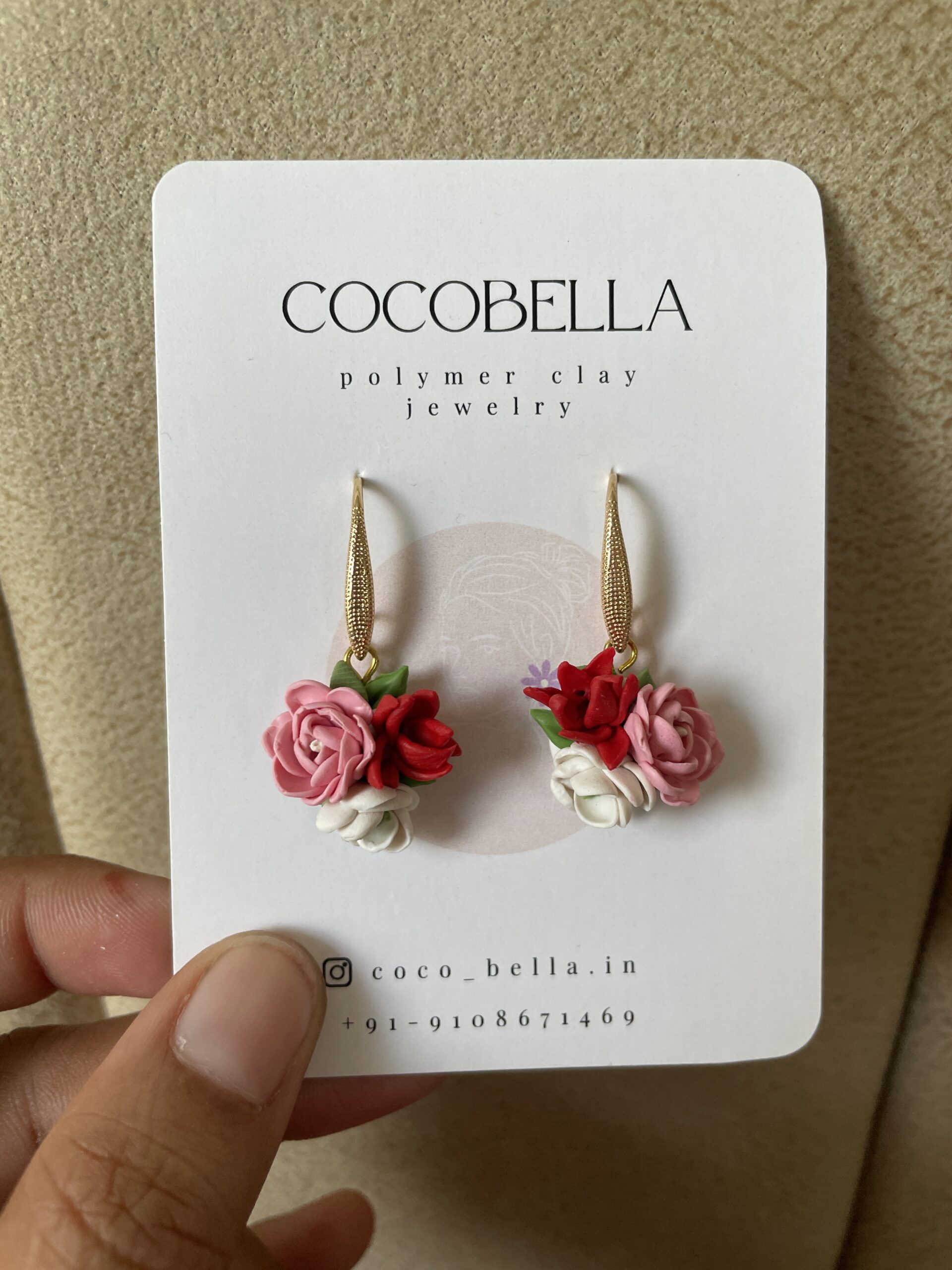 Red Pink Floral Bunch