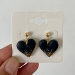 Glittery Heart Dangles