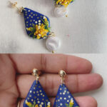 Navy Festive Dangles