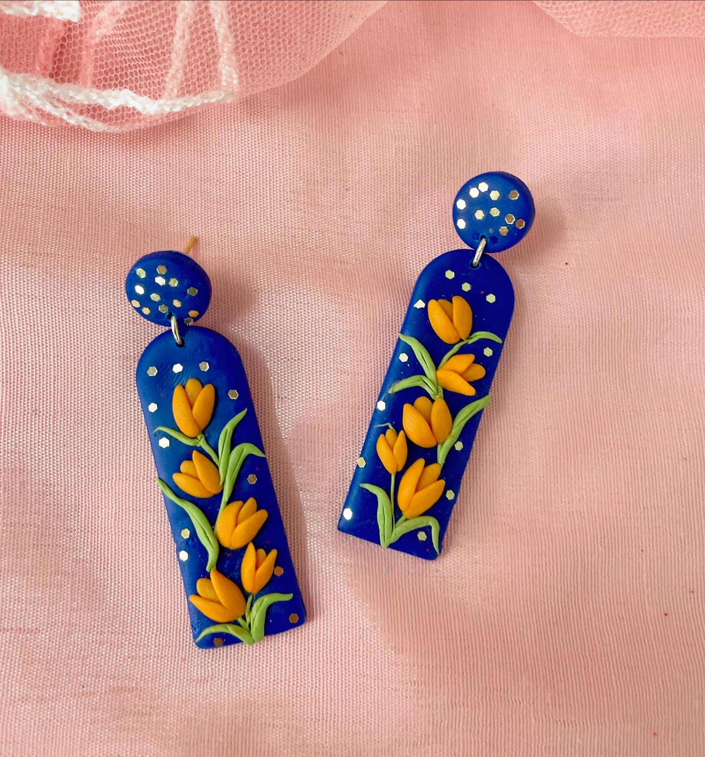 Festive Tulip Earrings