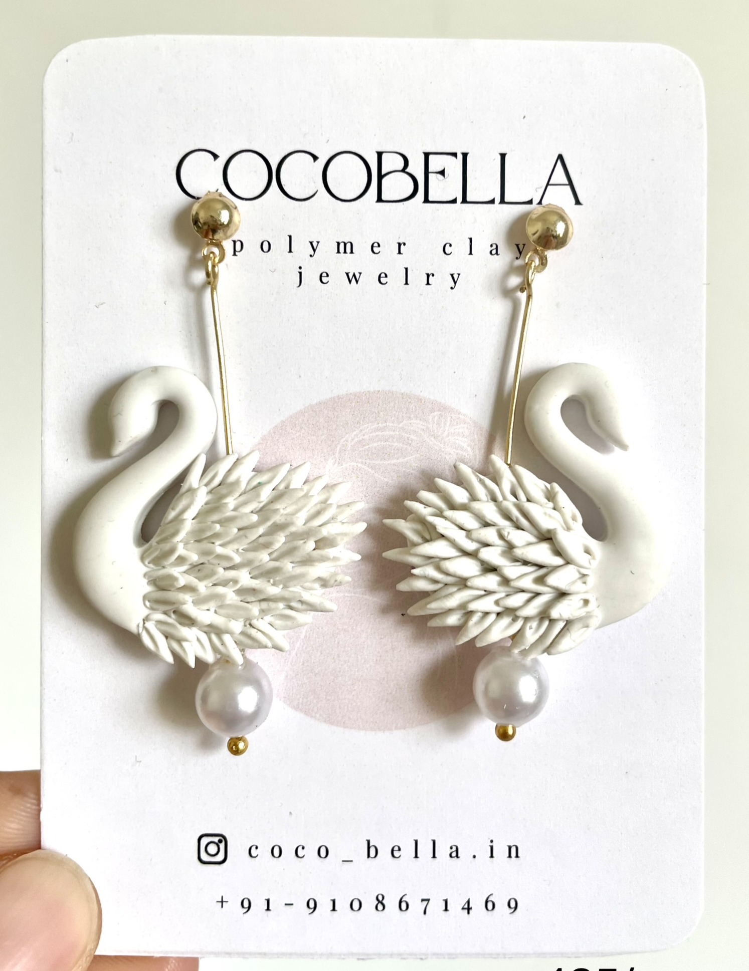 Swan Earrings