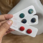 Glittery Button Studs