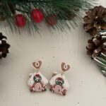Christmas Gingerbread House Earring
