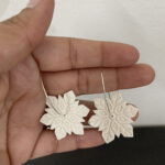 Snowflake Hoops Earrings