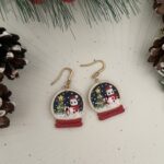 Christmas Snowglobe Earrings