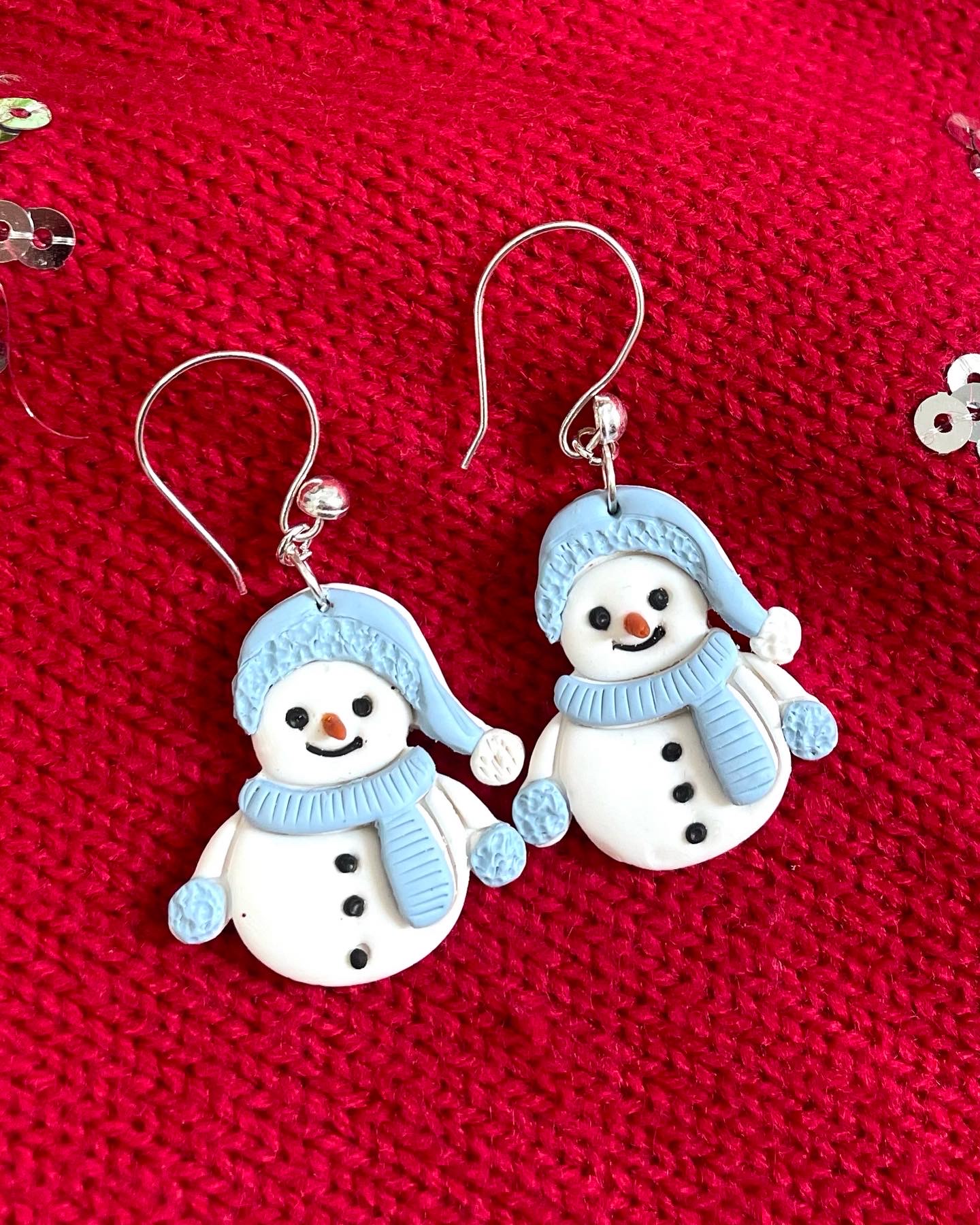 Snowman Earrings