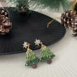 Christmas Tree Premium Earrings